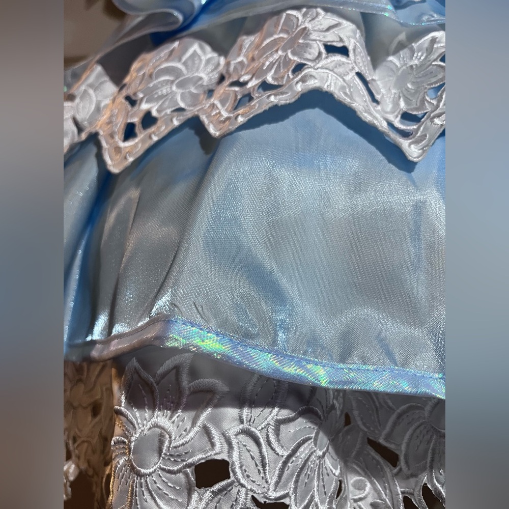 CHASING FIREFLIES DELUXE GIRLS ALICE IN WONDERLAND BLUE COSTUME DRESS NWOT. - Picture 7 of 11